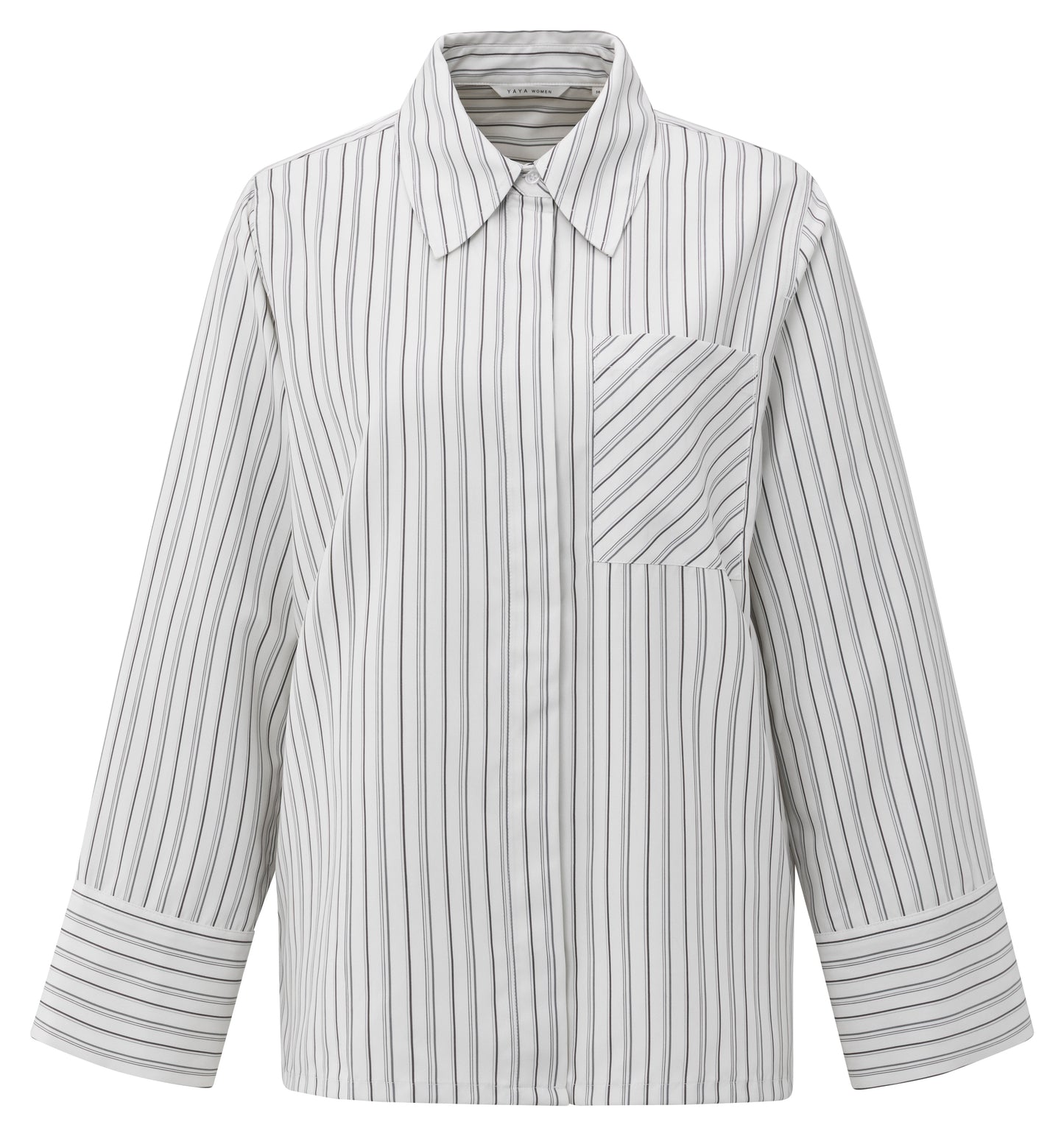 Striped Soft Oversized Blouse