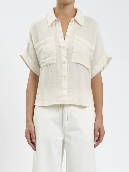 Kate Short Sleeve Button Up (more colours)