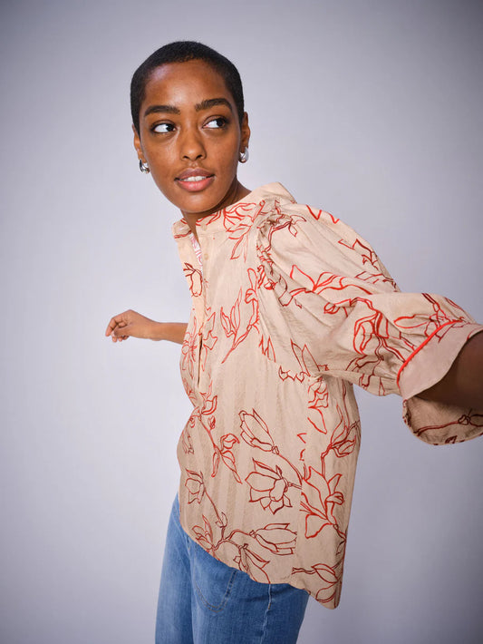 MMEleana Leafy Blouse