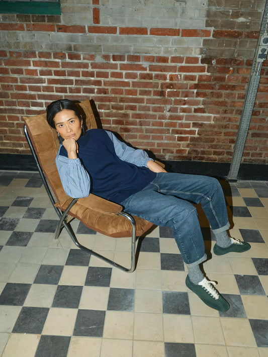 MMJuella LS Stripe Combi Knit