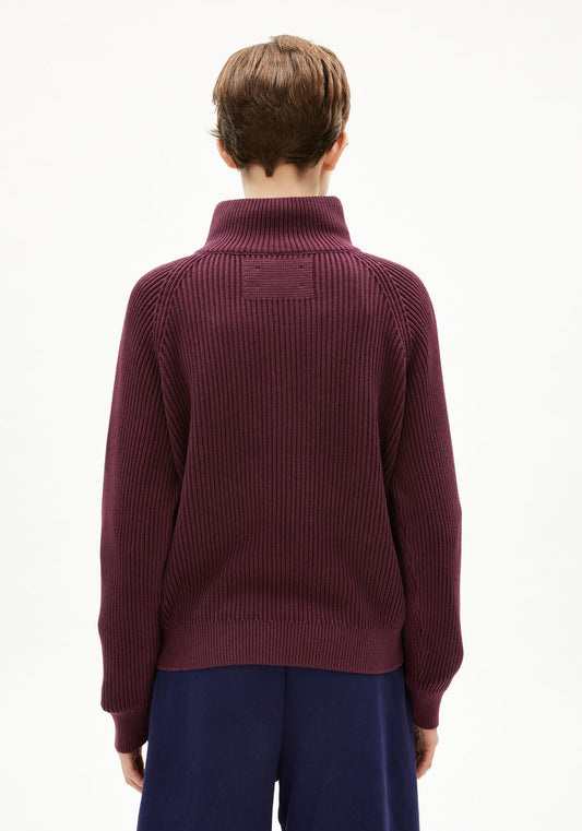 Ronyiaas GMT Dye Knit in Dark Cranberry