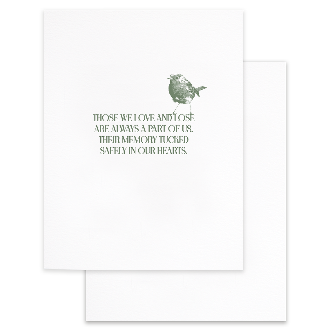 Those we love and lose …