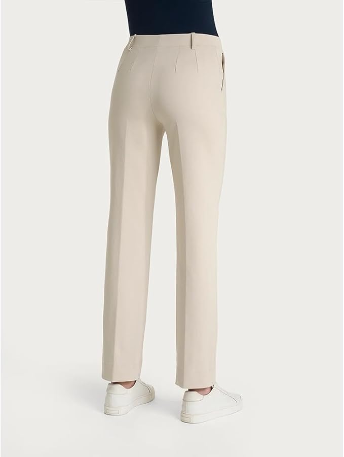 Straight Pant with Pockets in Champignon