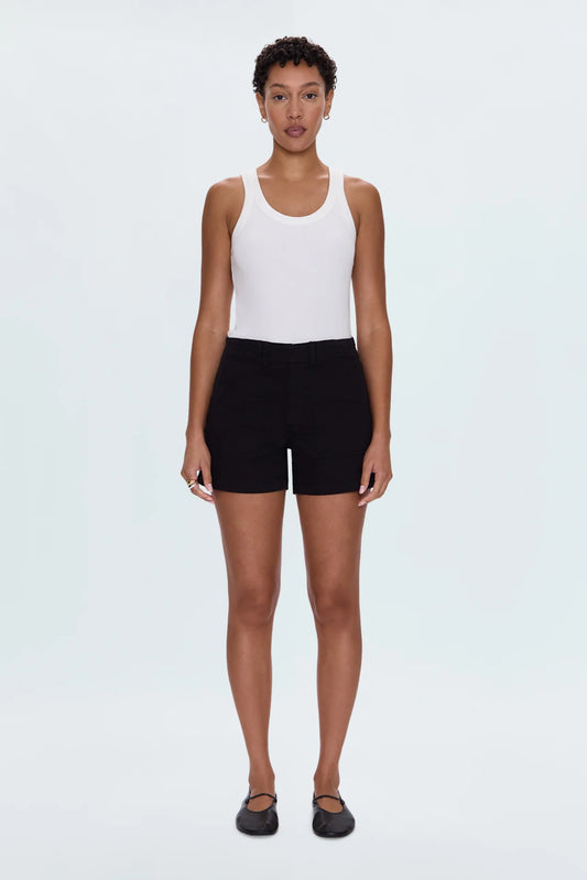 MARISSA HIGH RISE UTILITY SHORT - NOIR