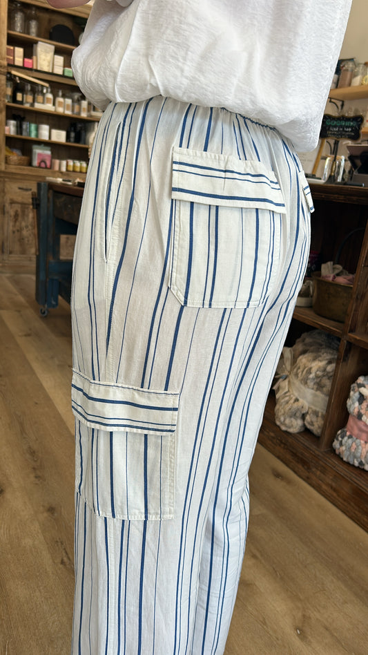 Lynlee Blue Stripe Pants