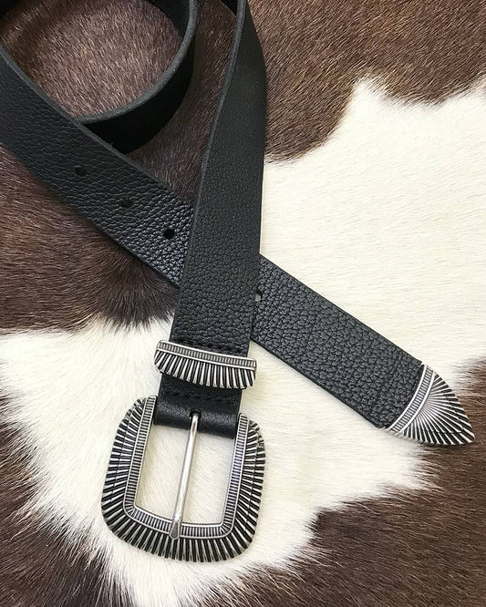 Clemintine Belt in Black Sasquatch