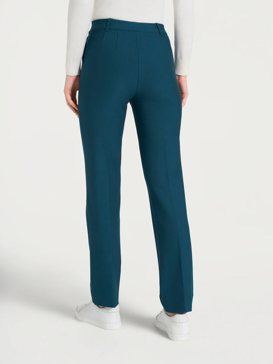 Straight Pant with Pockets in Reflecting Pond