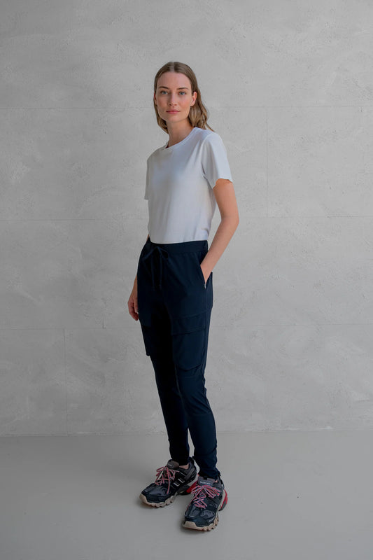 Cargo Trousers in Navy