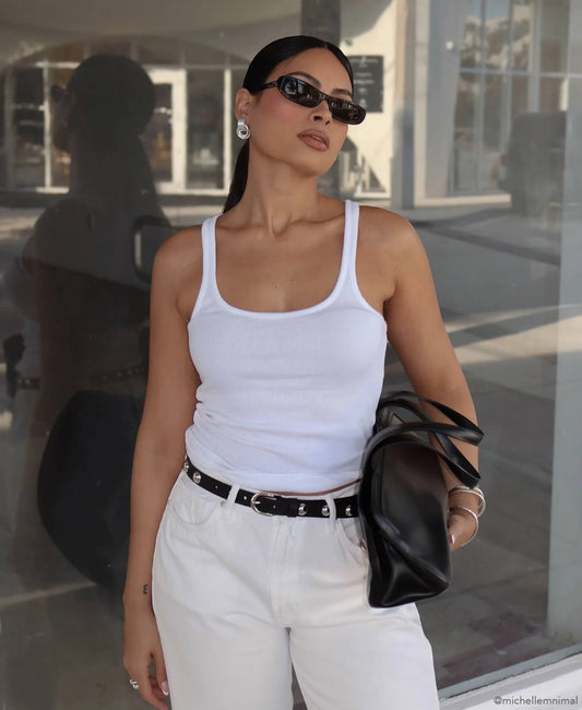 Joni Belt in Smooth Black