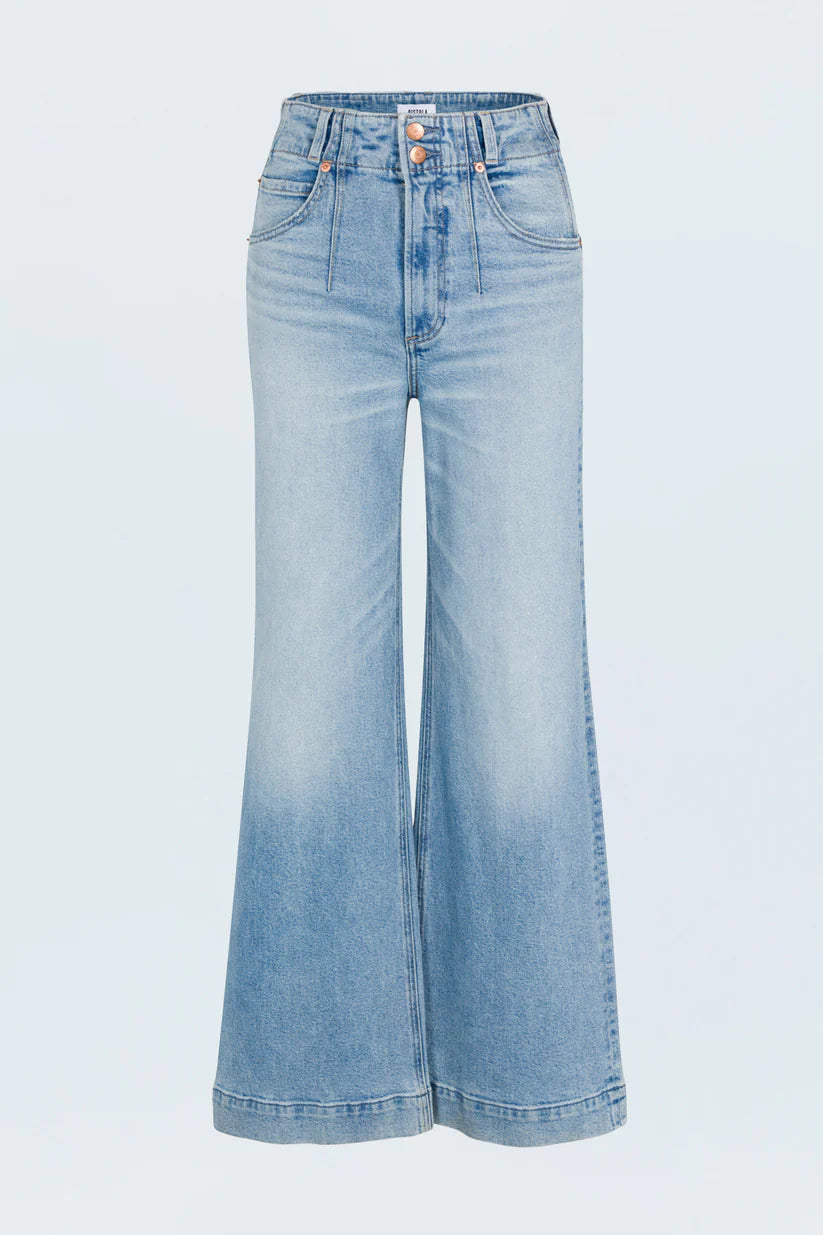 Lana High Rise Ultra Wide Leg Jean - Terrace
