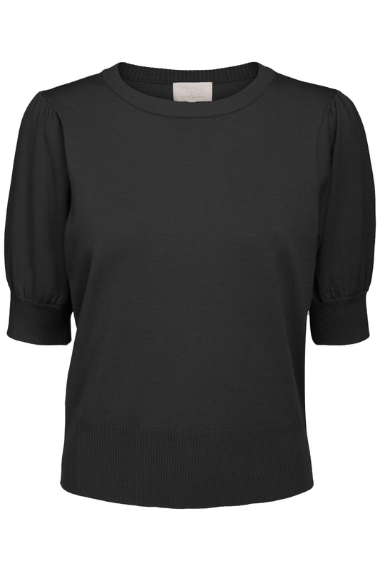 MSLiva Knit Tee in Black