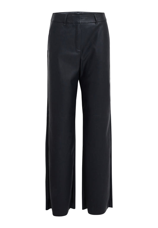 MSTasja Mid Was it PU Pant in Black