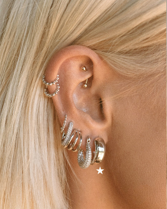 MONACO HUGGIES- SILVER