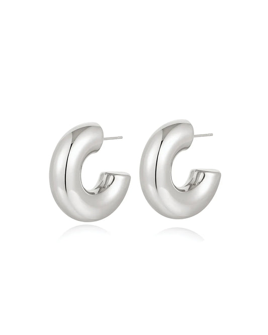 NOEMI HOOPS- Silver
