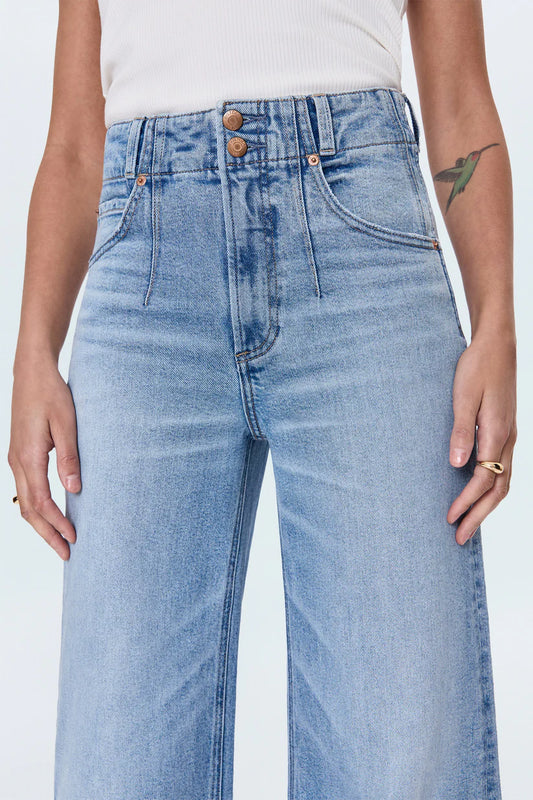 Lana High Rise Ultra Wide Leg Jean - Terrace