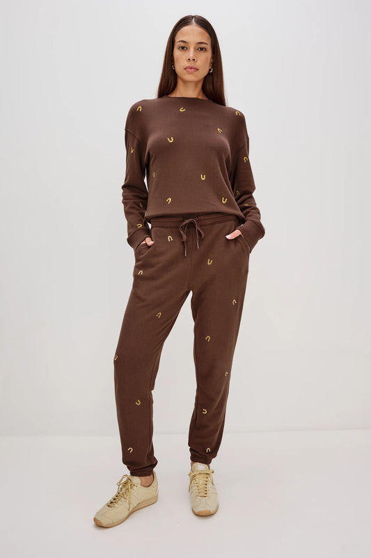 Ramona Sweatshirt in Horseshoes