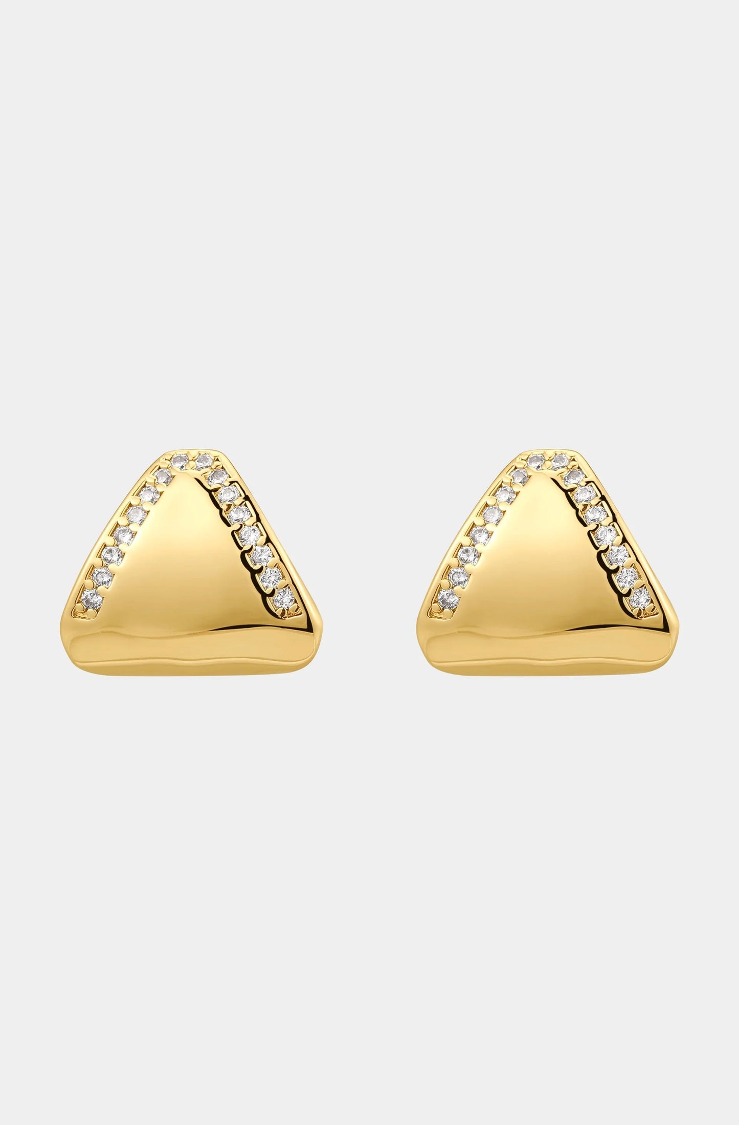 Pave Shield Studs