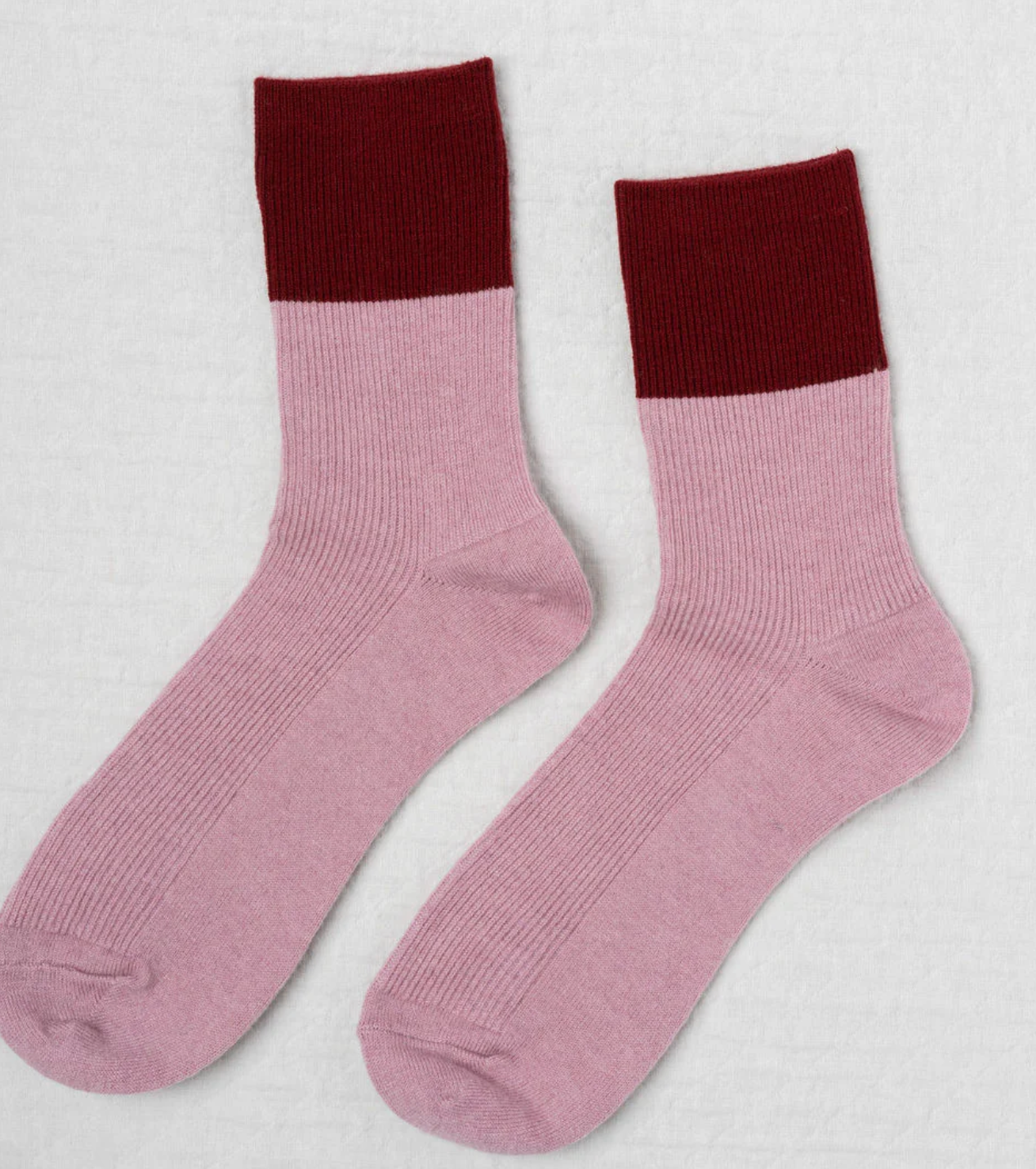 Chalet Socks in Berry/Garnet