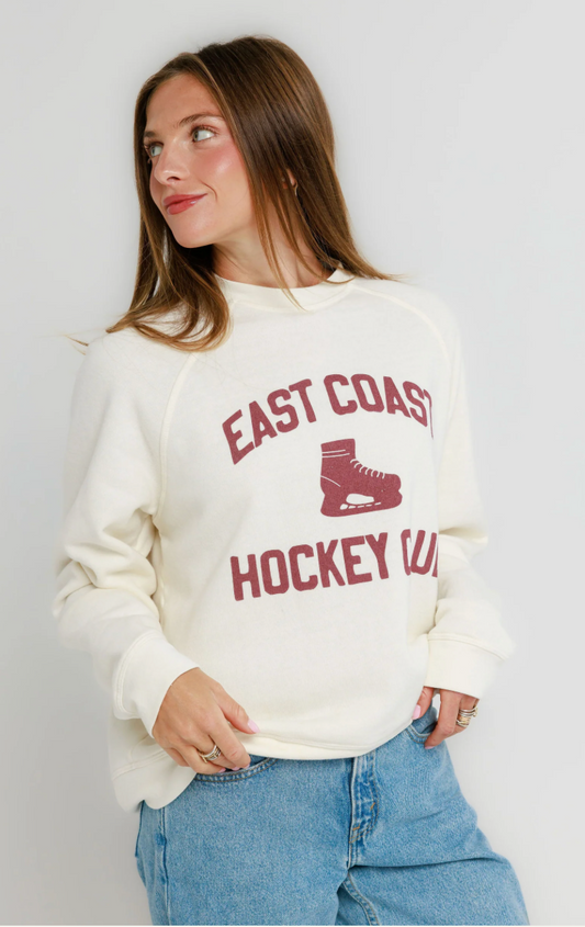East Coast Hockey Club Raglan - Off White