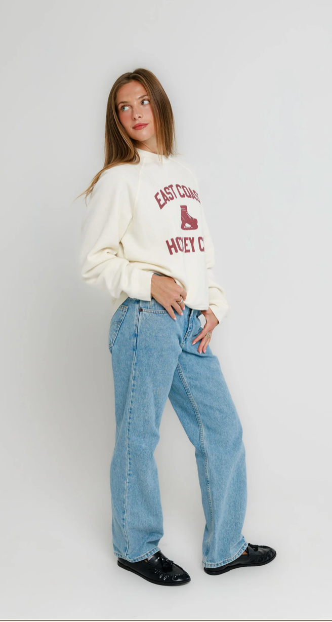 East Coast Hockey Club Raglan - Off White