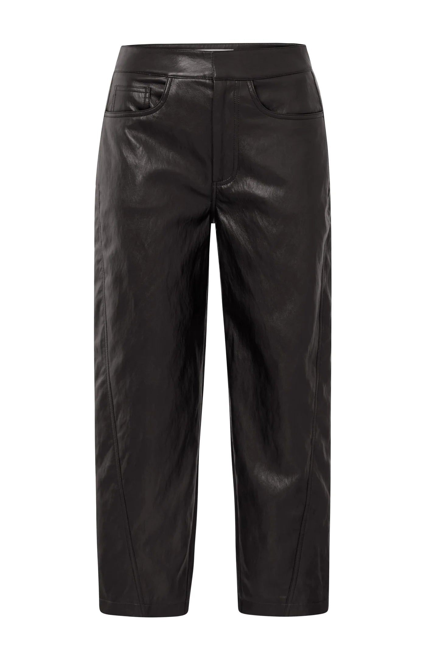 Faux Leather Trouser