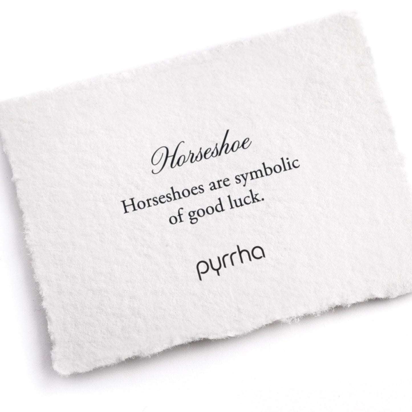 Horseshoe Symbol Stud