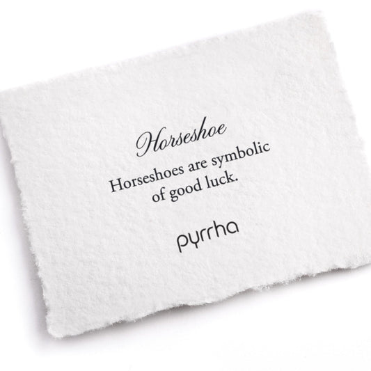 Horseshoe Symbol Stud