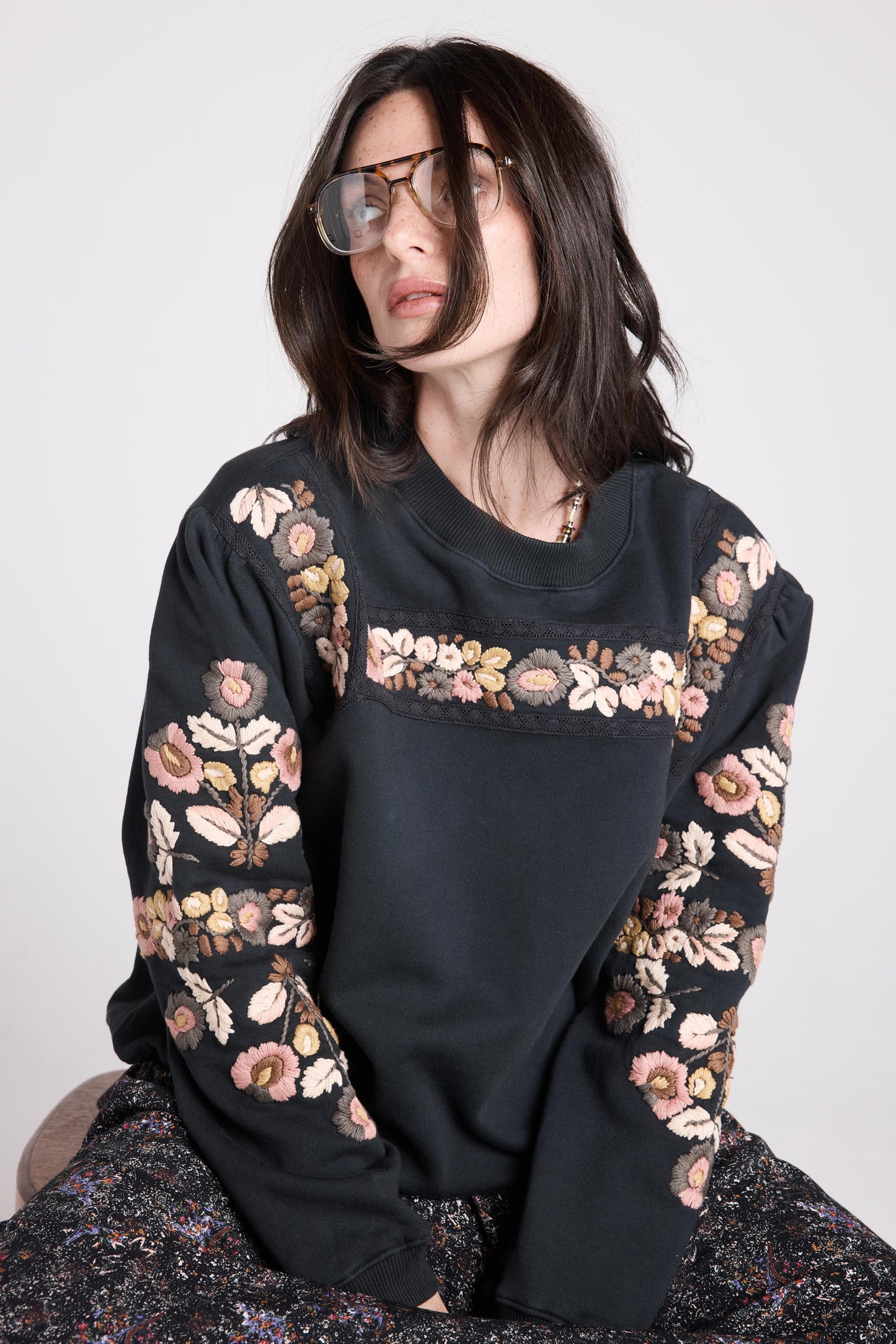 Istoire Sweatshirt in Anthracite