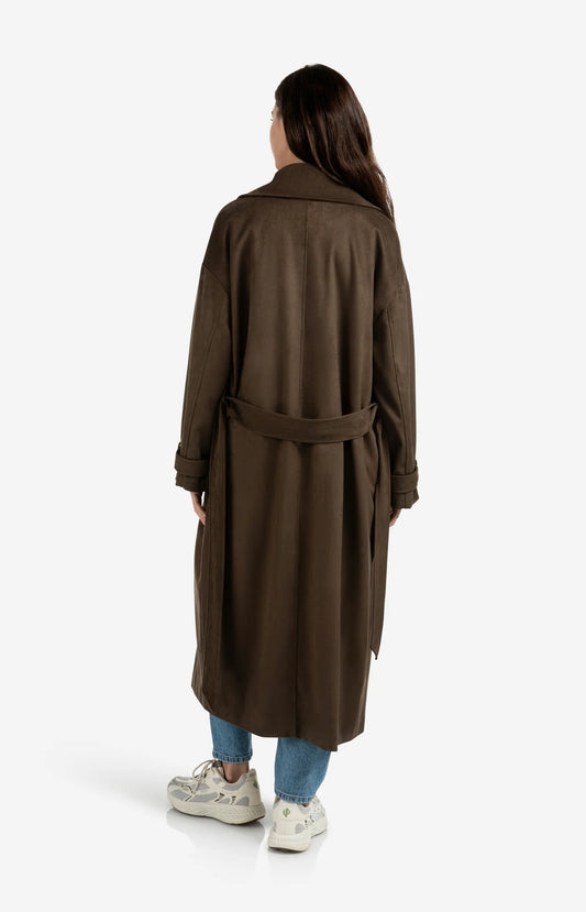 Long Suedine Coat