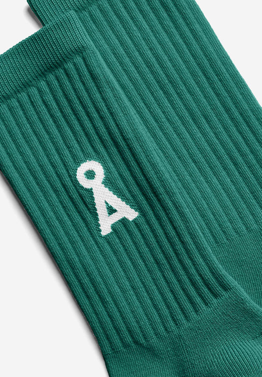Saamus Bold Socks in Emerald Green
