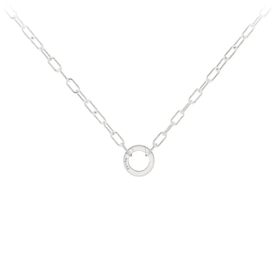 Small Paperclip Chain with Talisman Clip