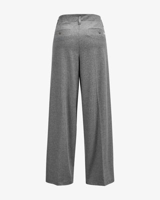 Addison Trouser in Stone Grey Melange