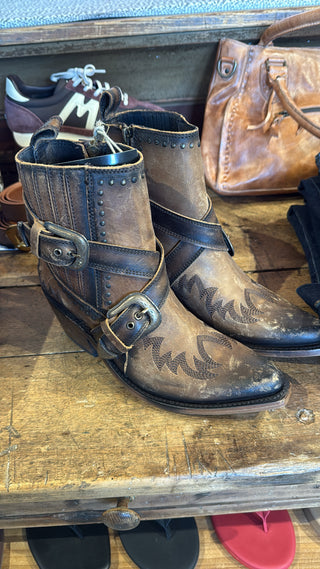 Liberty Black Nancy Buckle Boot in America Tan