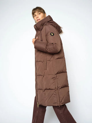 MMNova Square Down Coat in Bracken