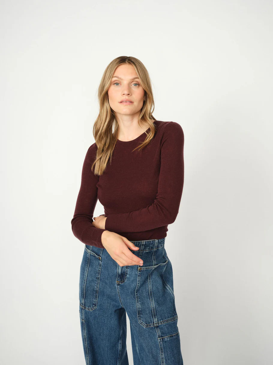 MMBouch O-Neck Knit in Fudge