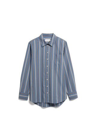 Stripe Loose Shirt - Claystone/Sandstone