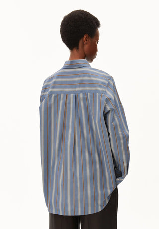 Stripe Loose Shirt - Claystone/Sandstone
