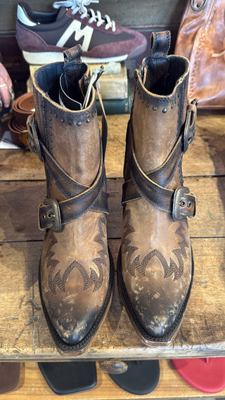 Liberty Black Nancy Buckle Boot in America Tan
