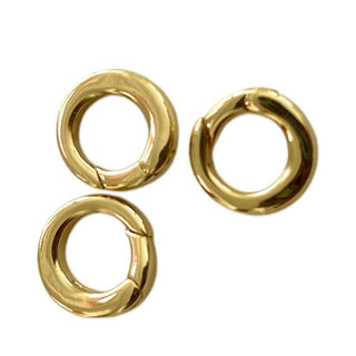 Gold-Plated Charm Holders: Medium