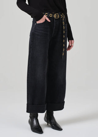 Ayla Baggy Cuffed Crop in Voila