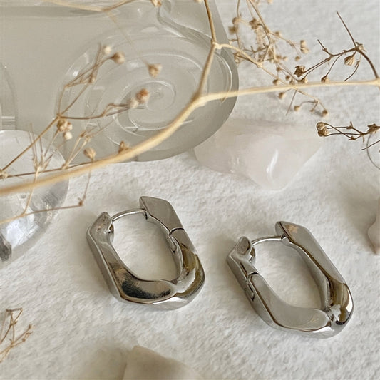 Cubanos Hoops in Silver