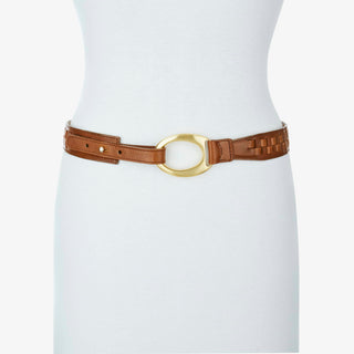 Monika Belt in Tan Vachetta