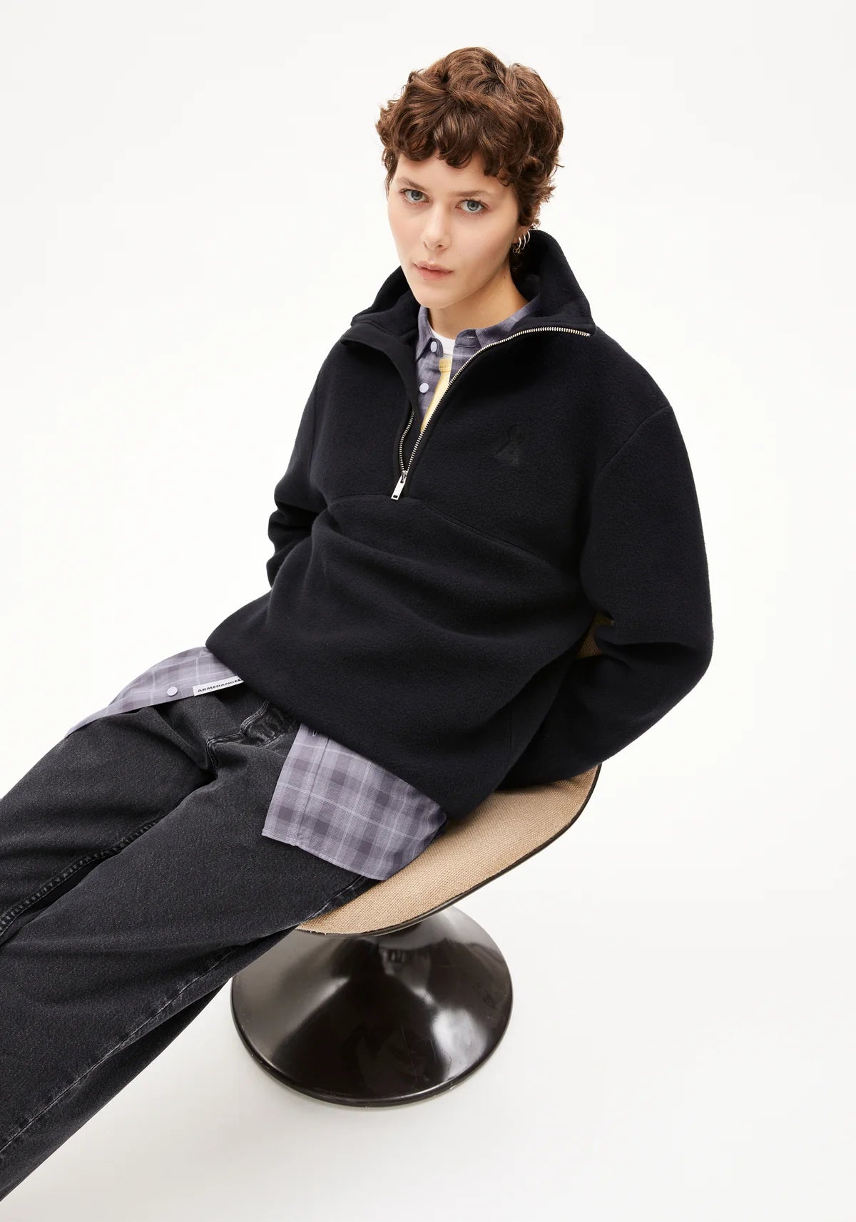 Haarleenaa Cotton Fleece Sweatshirt
