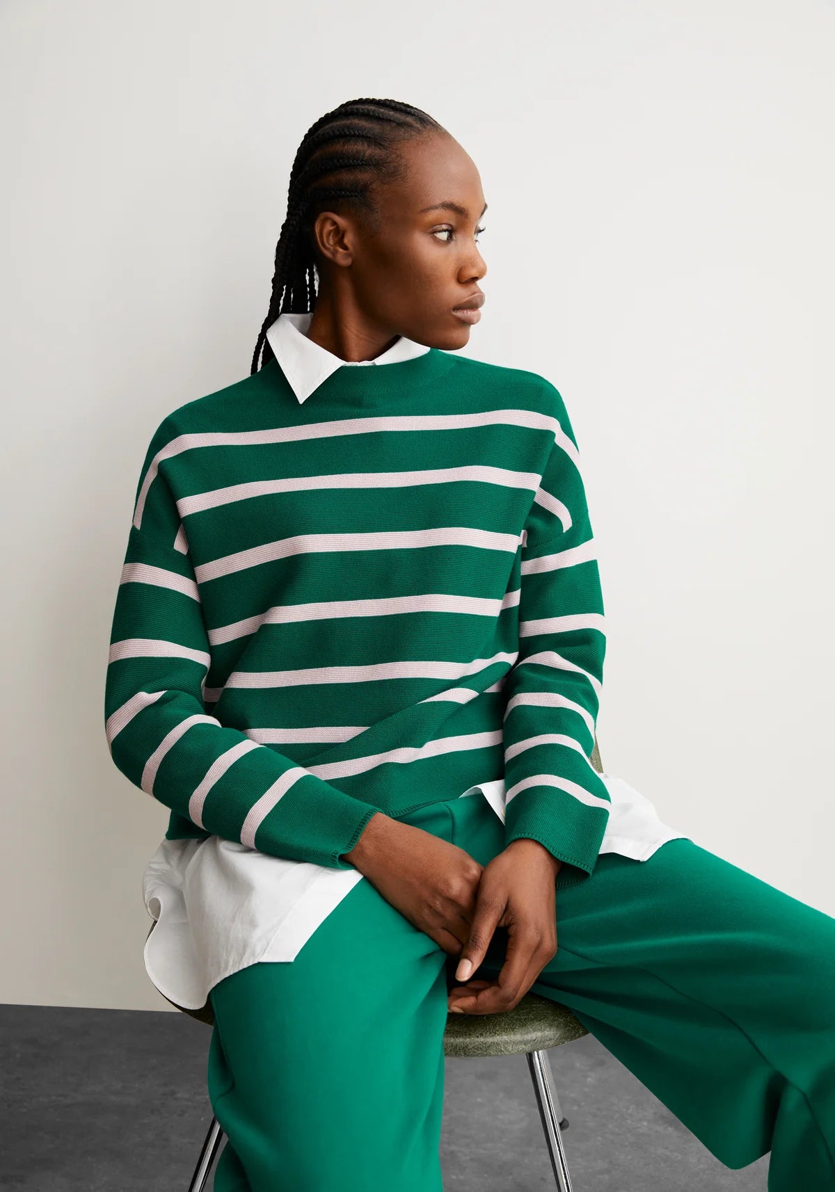 MERINAA STRIPES PULLOVER FROM ORGANIC COTTON