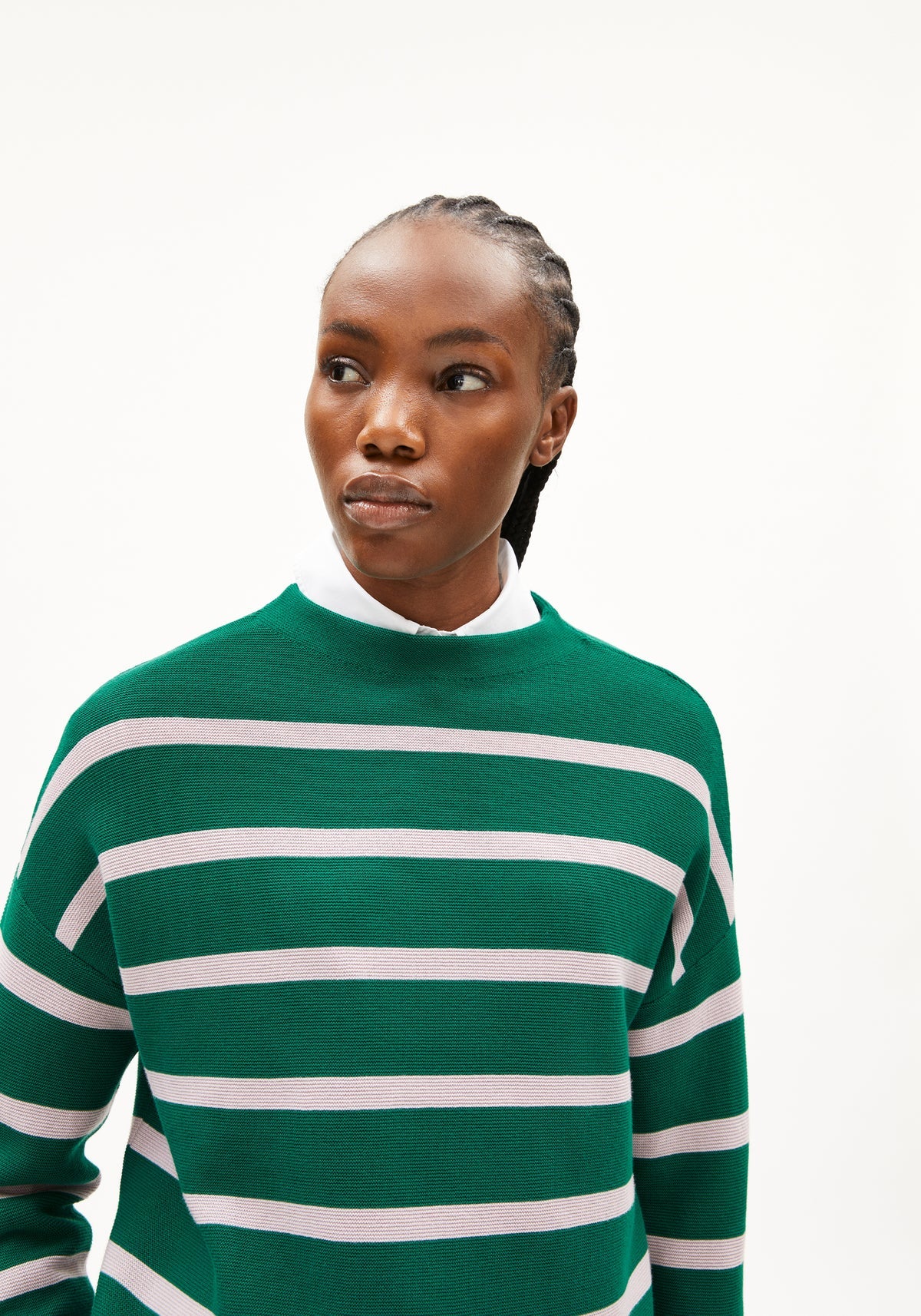 MERINAA STRIPES PULLOVER FROM ORGANIC COTTON