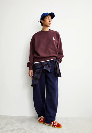 ICONIC A ALIZAA Sweat - dark cranberry