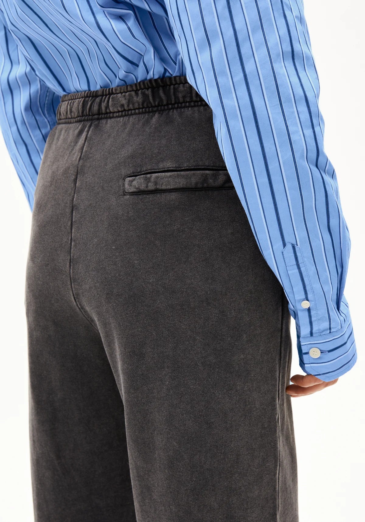 Emissaa Garment Dye Pants in Black