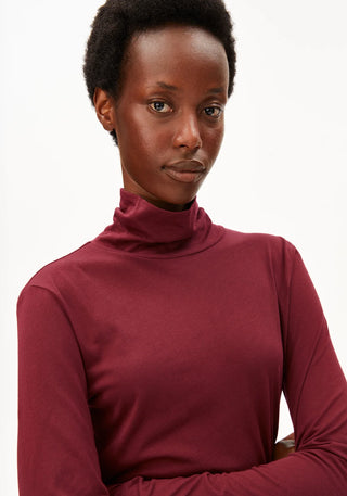 Grazilianaa Soft Longsleeve in Velvet Red