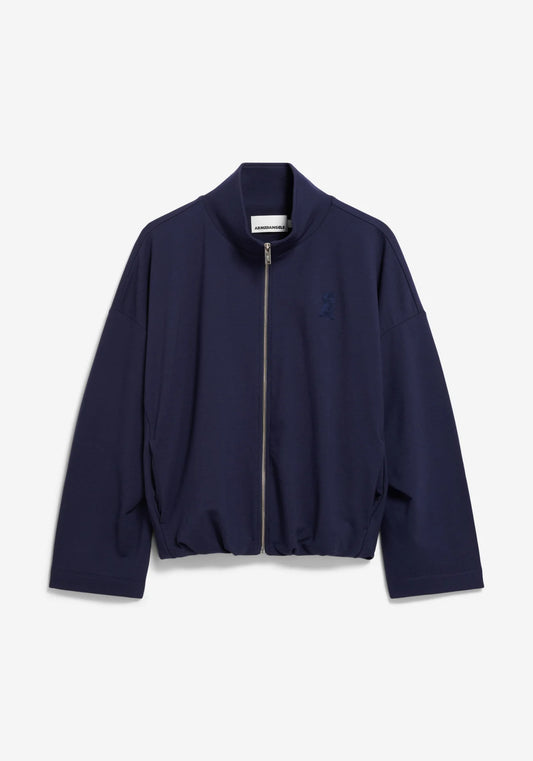 SANCHAA JERSEY JACKET MADE OF ORGANIC COTTON MIX