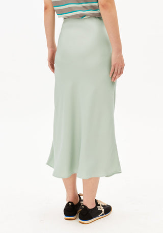 Lenovaa Satin Slip-Skirt - Foam